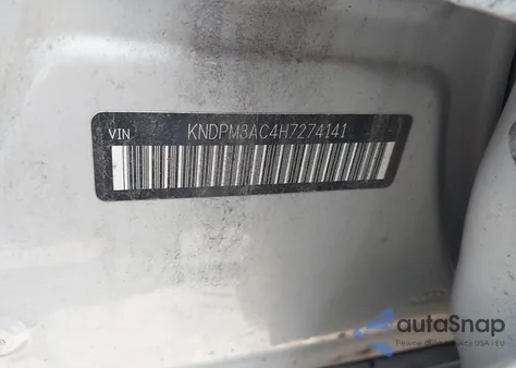 2017 Kia Sportage Lx из США, поврежденный, VIN KNDPM3AC4H7274141